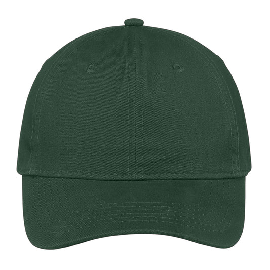 Embroidered Hat - Port & Company - Brushed Twill Low Profile Cap