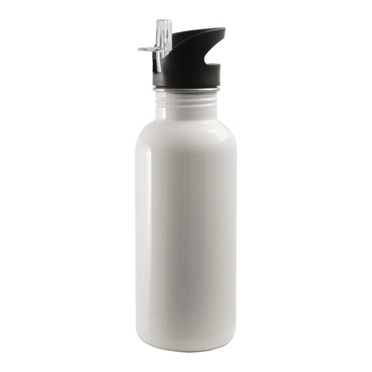20 oz Screw Top Water Bottle with Straw