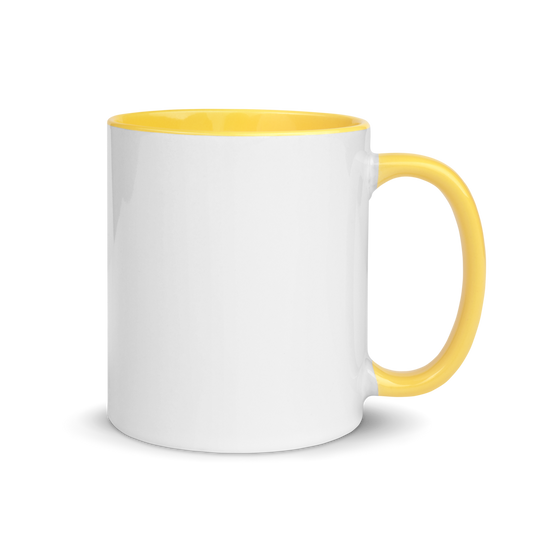 Two-Tone Mug - Printful White Ceramic Mug with Color Inside