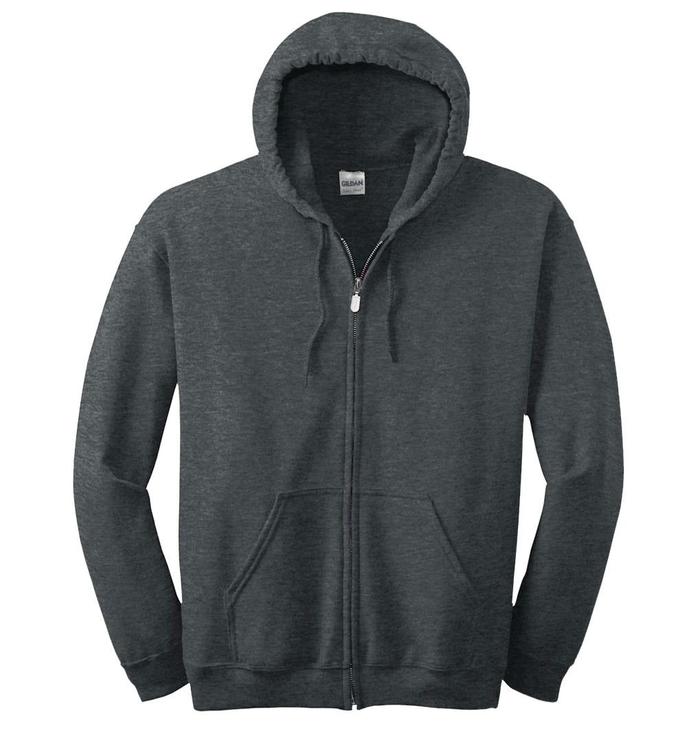 Fleece Zip-Up Hooded Sweatshirt - Gildan G18600