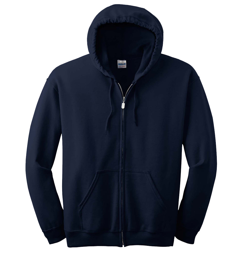 Fleece Zip-Up Hooded Sweatshirt - Gildan G18600