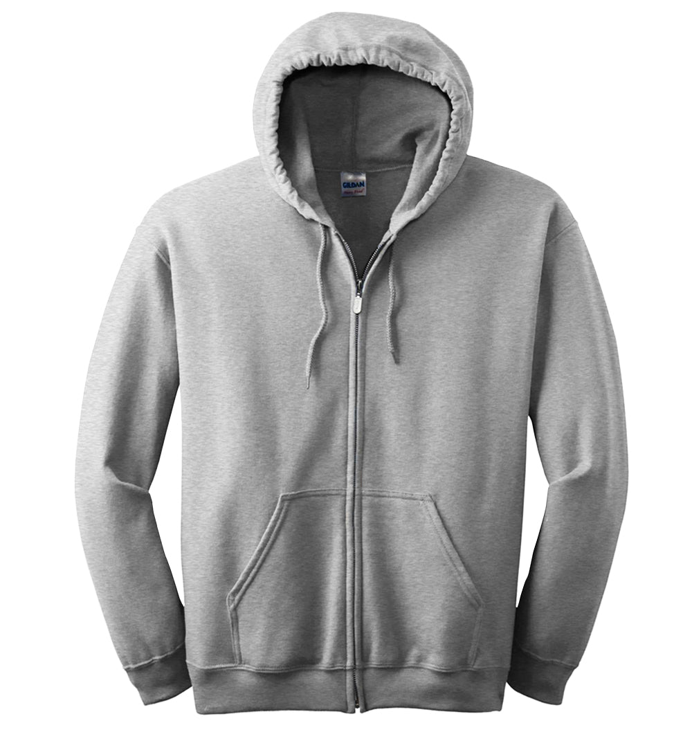 Fleece Zip-Up Hooded Sweatshirt - Gildan G18600