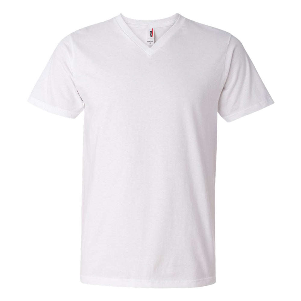 Adult V-Neck T-Shirt - Anvil 982