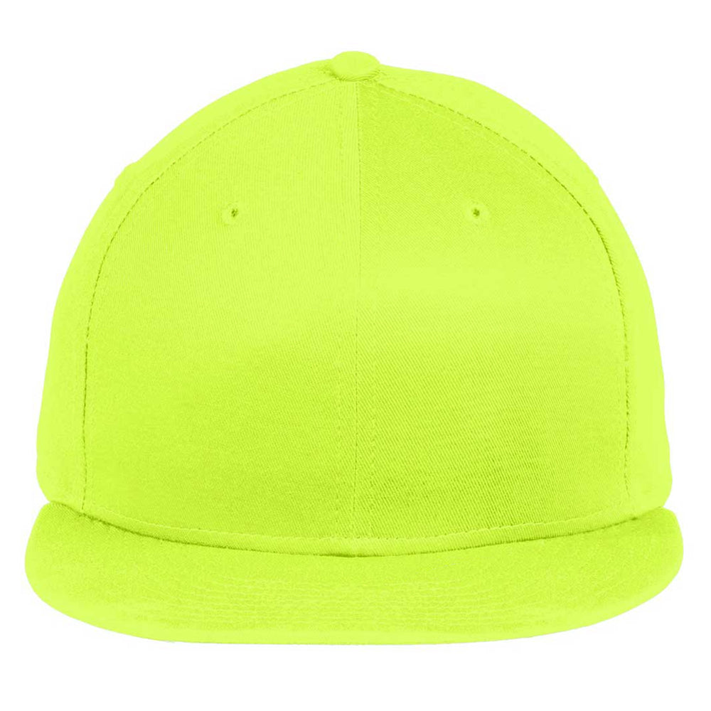Embroidered Flat Bill Hat - New Era - Flat Bill Snapback Cap