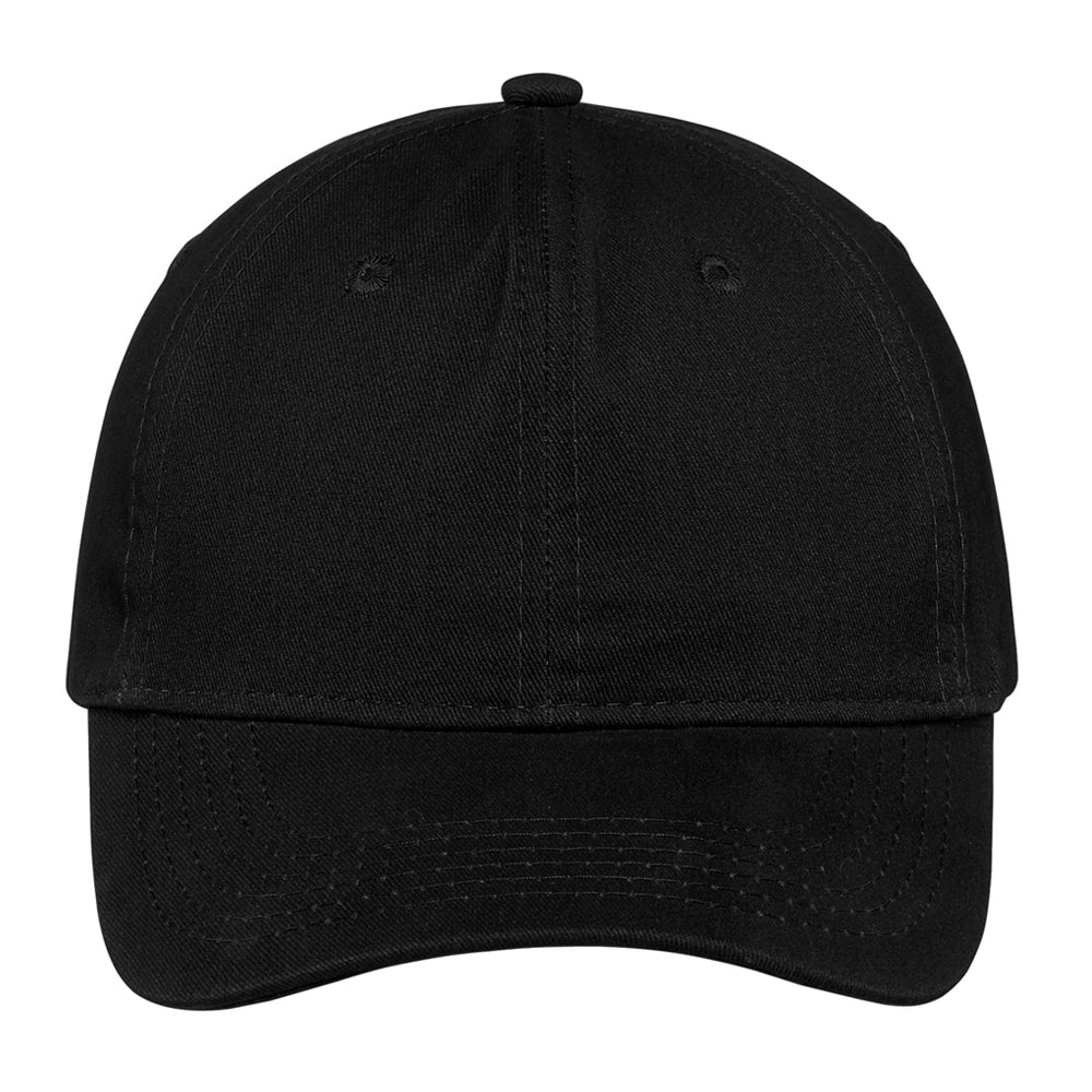 Embroidered Hat - Port & Company - Brushed Twill Low Profile Cap