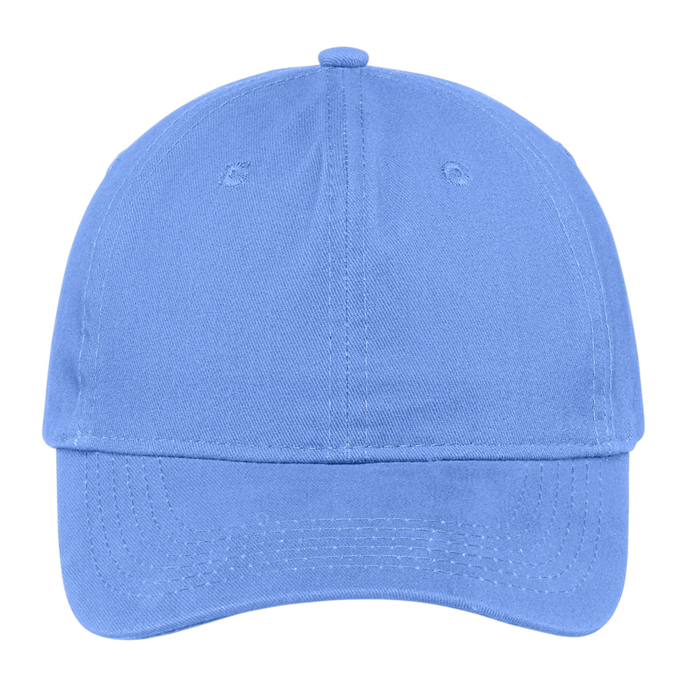 Embroidered Hat - Port & Company - Brushed Twill Low Profile Cap