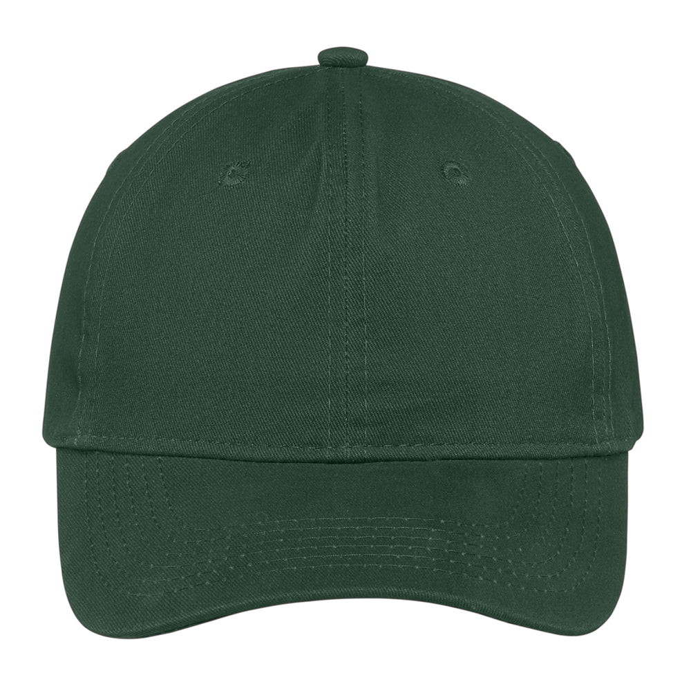 Embroidered Hat - Port & Company - Brushed Twill Low Profile Cap