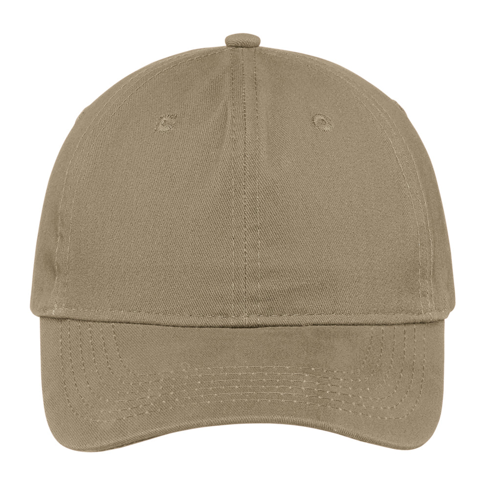 Embroidered Hat - Port & Company - Brushed Twill Low Profile Cap