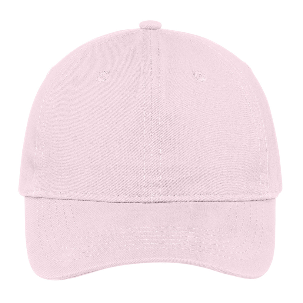 Embroidered Hat - Port & Company - Brushed Twill Low Profile Cap