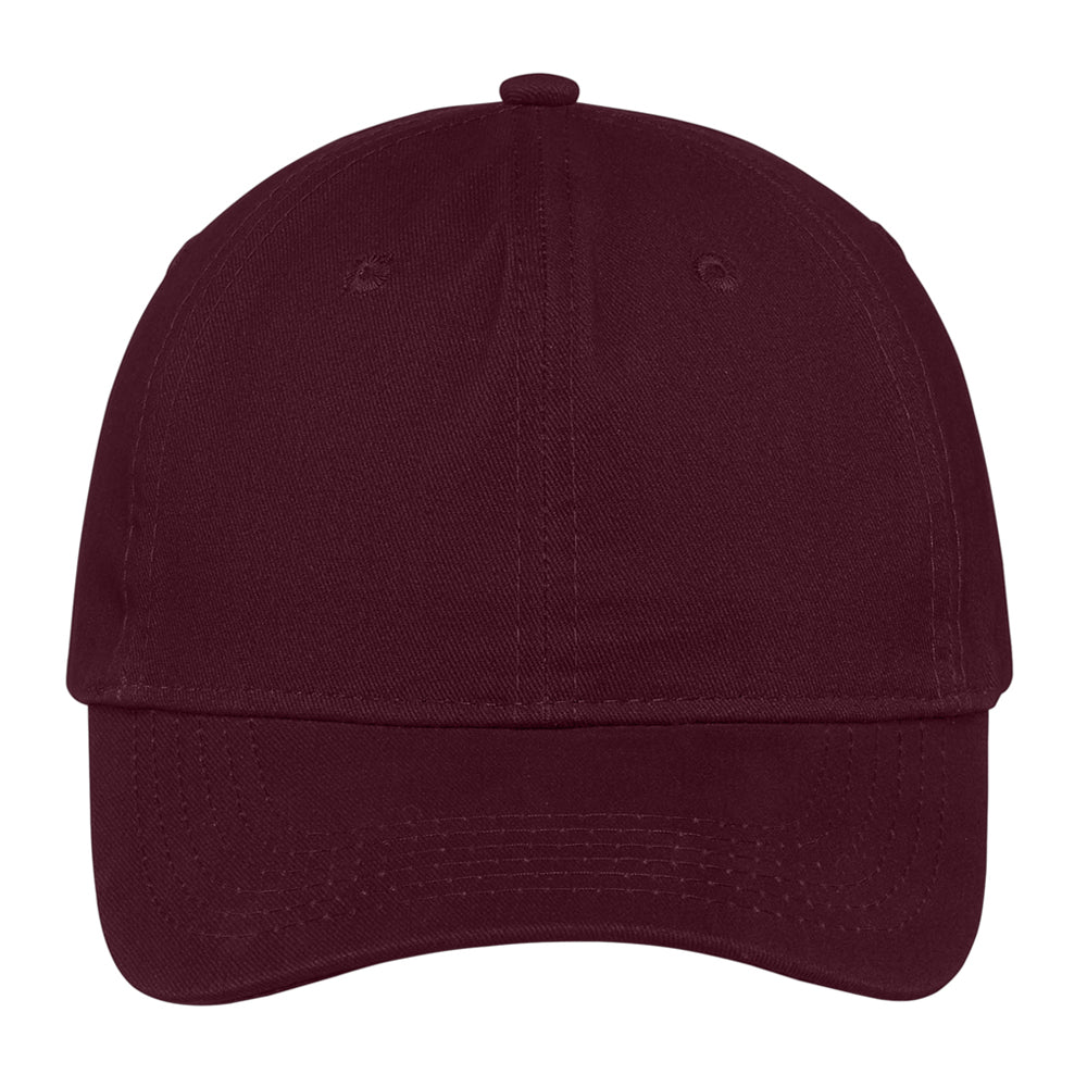 Embroidered Hat - Port & Company - Brushed Twill Low Profile Cap