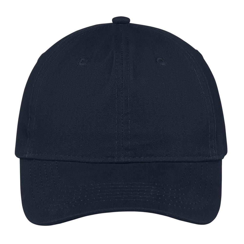 Embroidered Hat - Port & Company - Brushed Twill Low Profile Cap