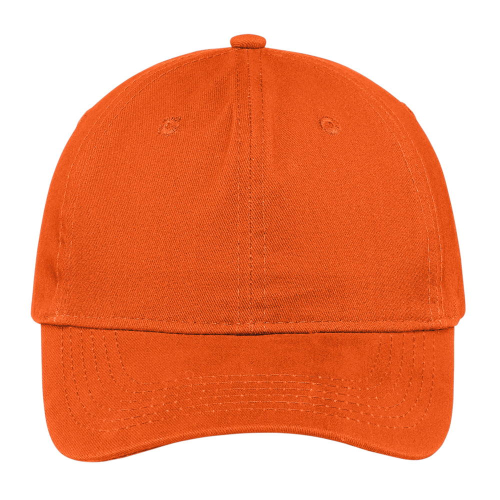 Embroidered Hat - Port & Company - Brushed Twill Low Profile Cap