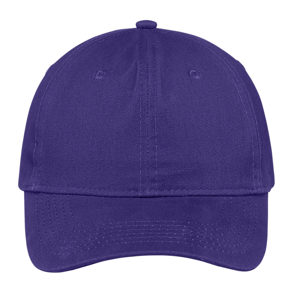 Embroidered Hat - Port & Company - Brushed Twill Low Profile Cap