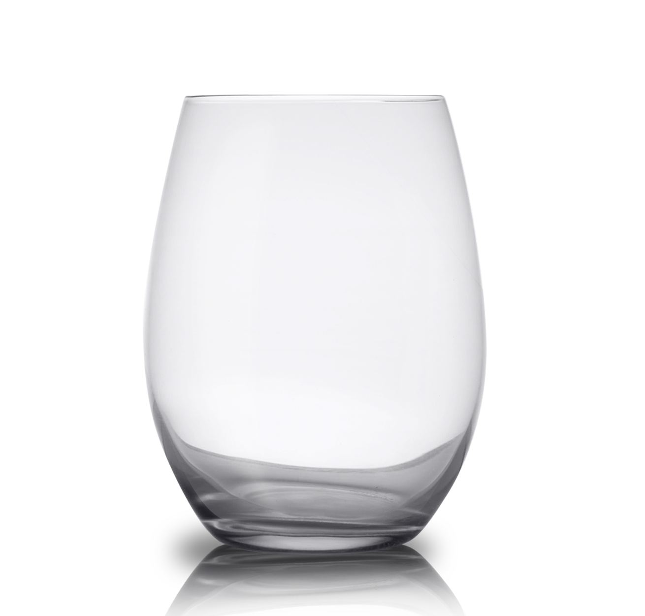 Laser Engraved Stemless Wine Glass - Flat
