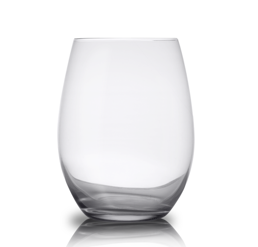 Laser Engraved Stemless Wine Glass - Rotary