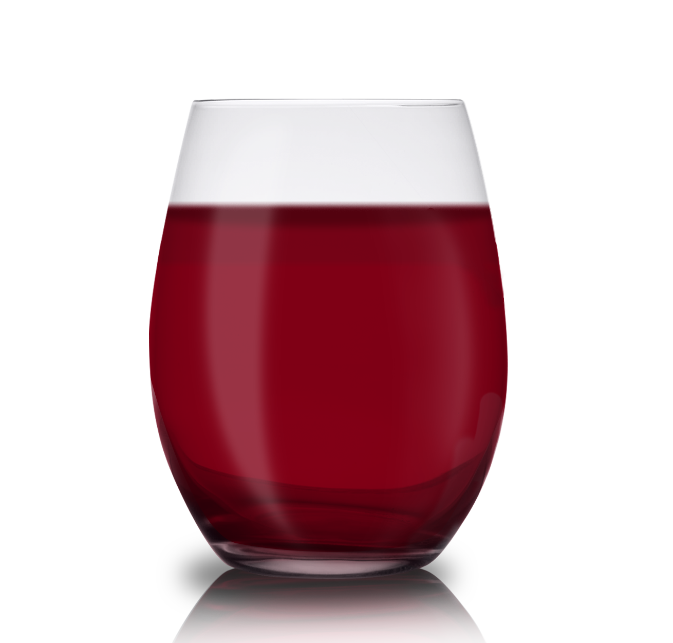Laser Engraved Stemless Wine Glass - Flat