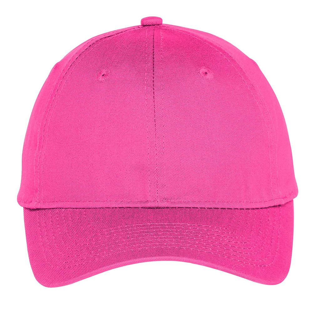 Embroidered Hat - Port & Company  Six-Panel Unstructured Twill Cap