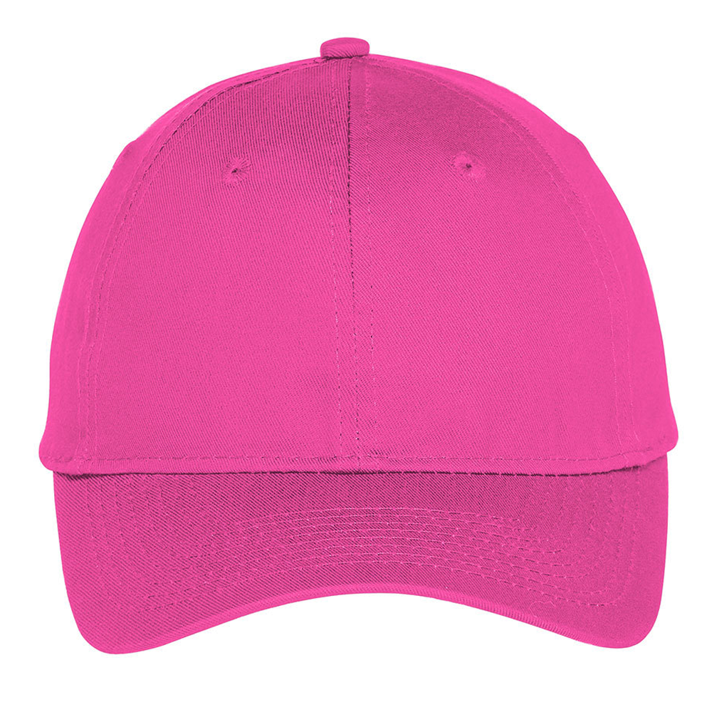 Embroidered Hat - Port & Company  Six-Panel Unstructured Twill Cap