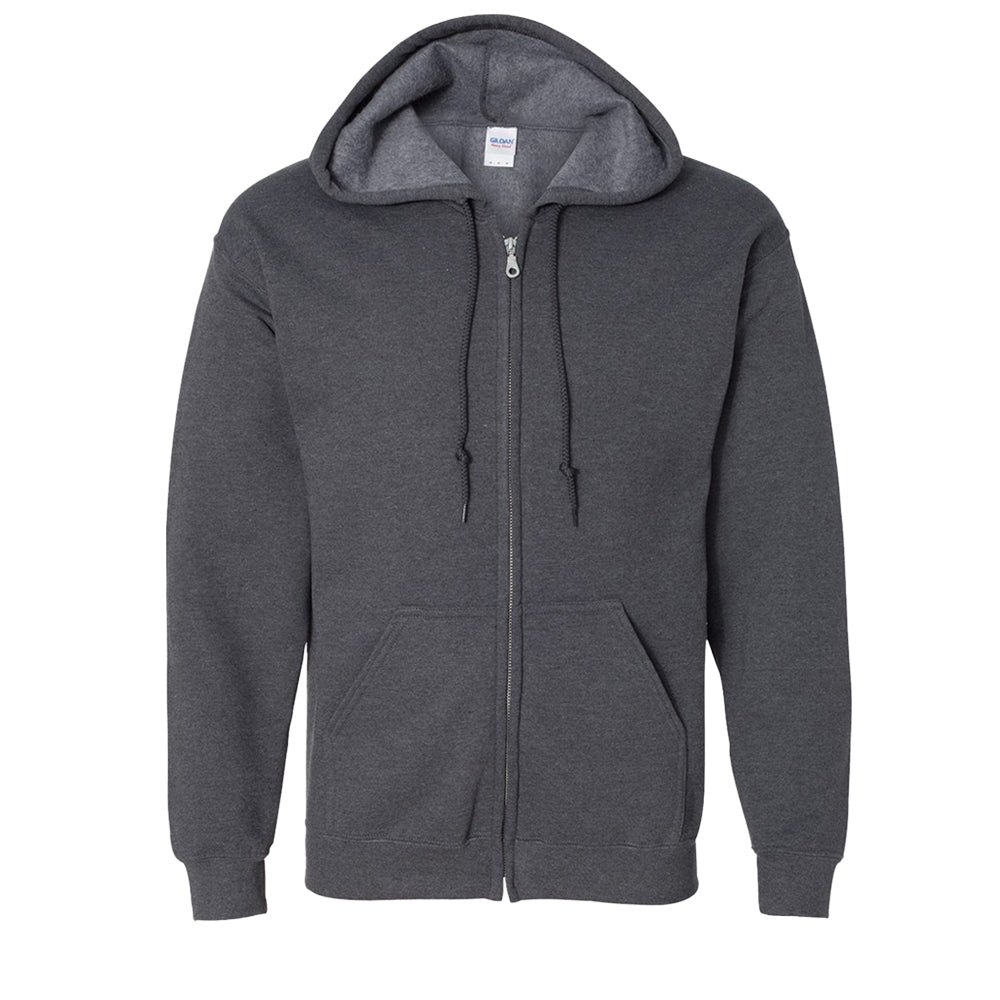 Zip-Up Hooded Sweatshirt - Gildan 18600