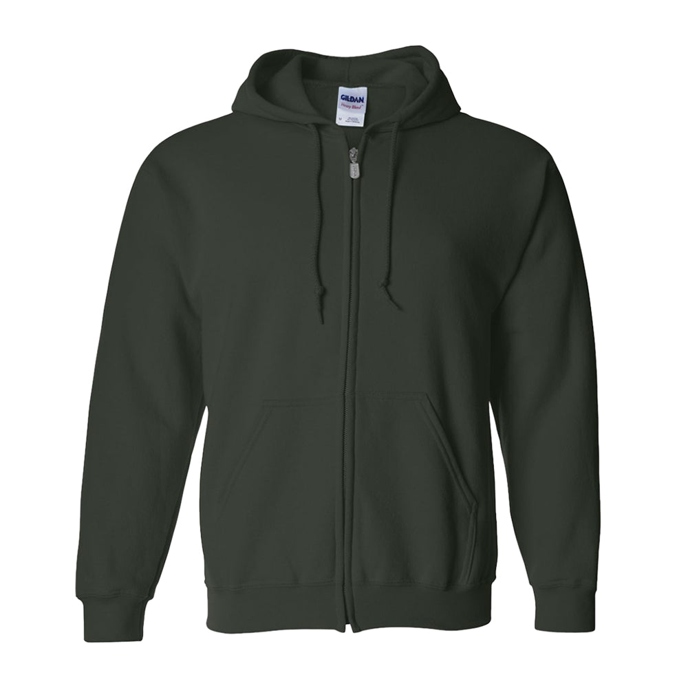 Zip-Up Hooded Sweatshirt - Gildan 18600
