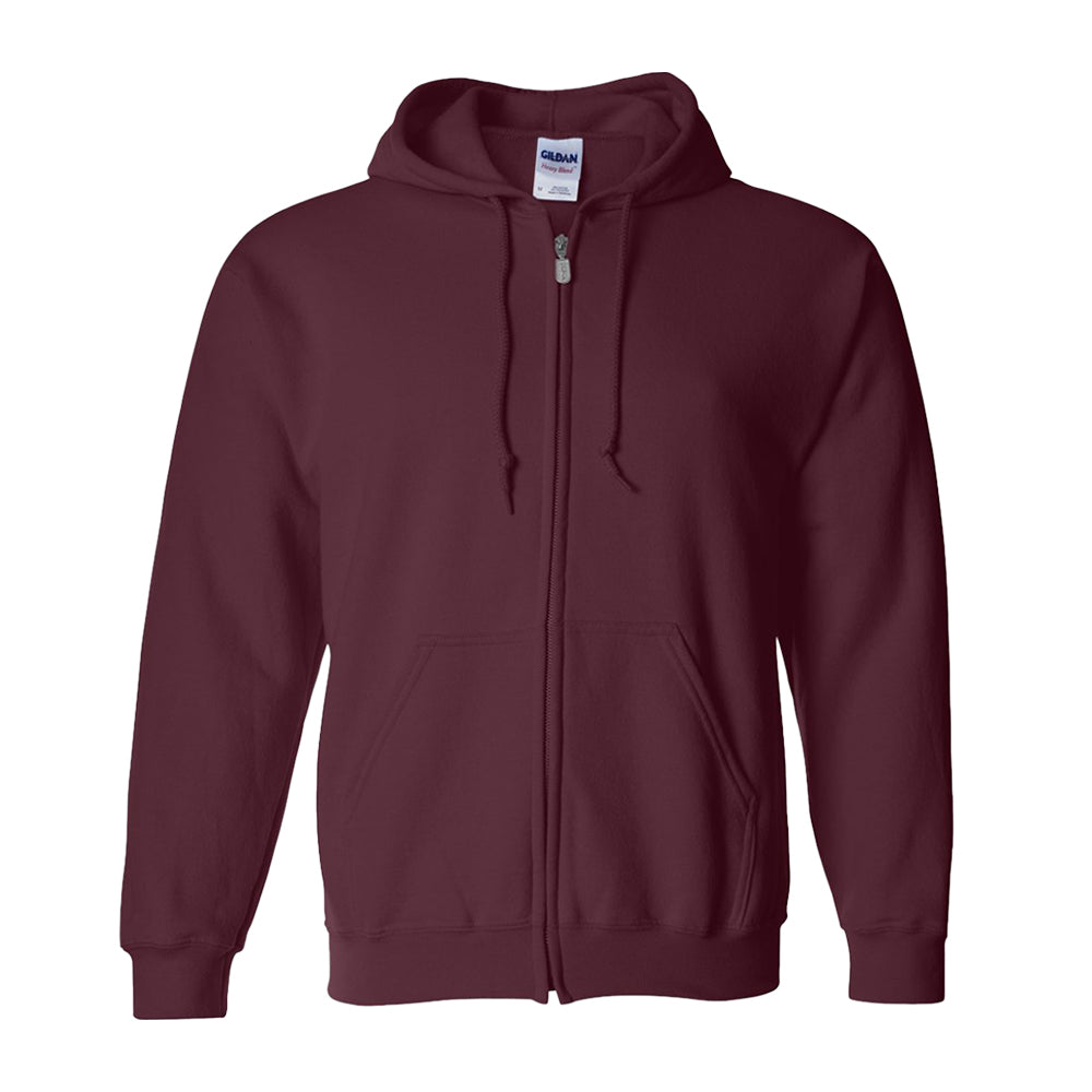 Zip-Up Hooded Sweatshirt - Gildan 18600