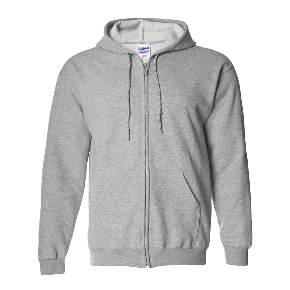 Zip-Up Hooded Sweatshirt - Gildan 18600