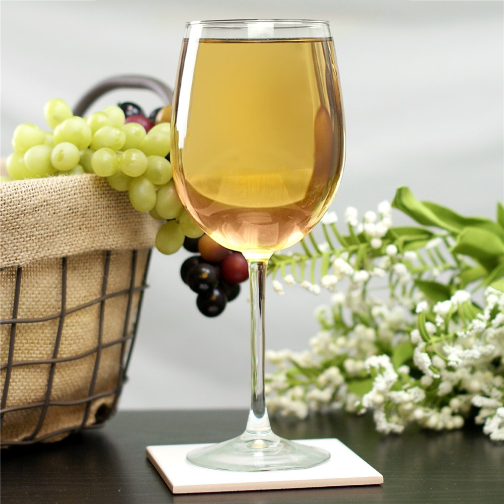 Laser Engraved Wine Glass
