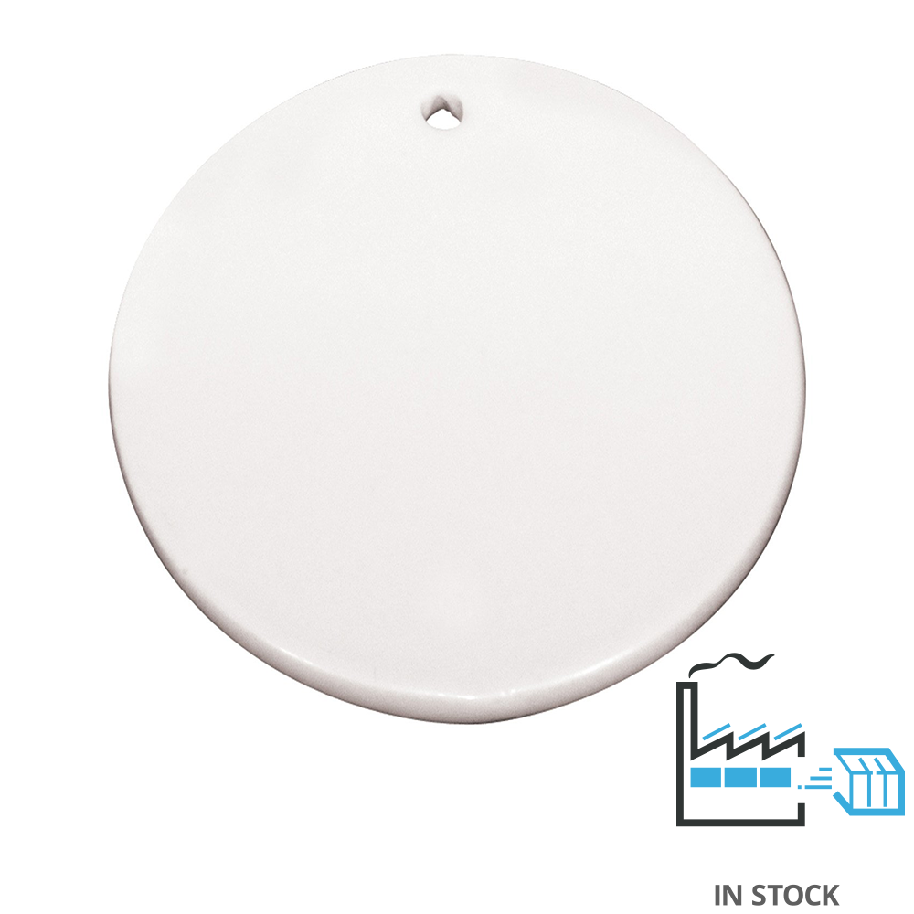 Round Ceramic Ornament - PhotoMugs