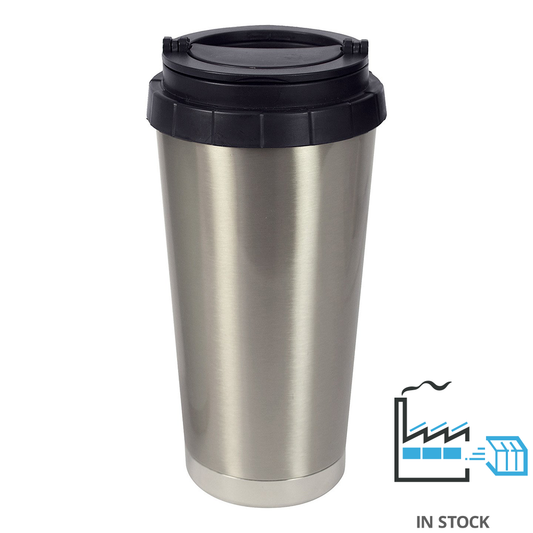 16 oz Stainless Steel Thermal Travel Mug - PhotoMugs