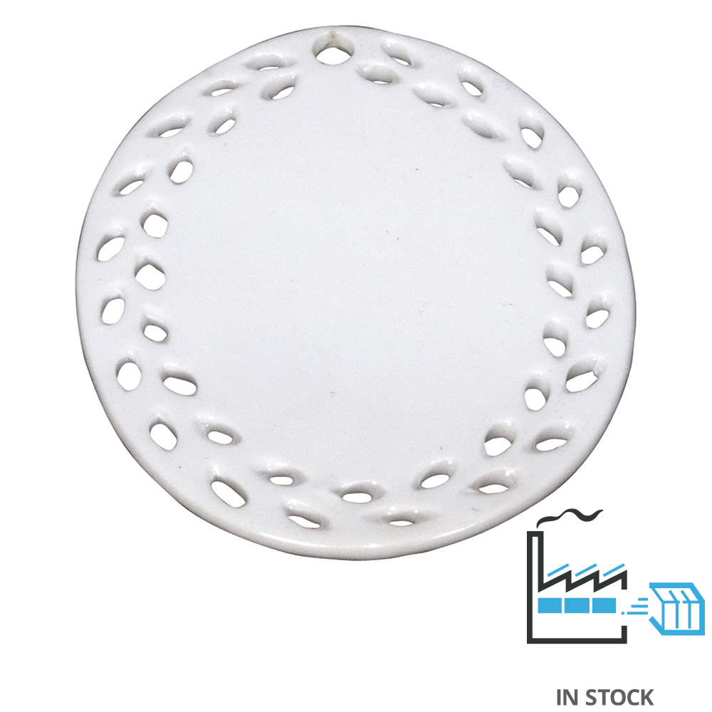 Oval Doily Ornament - PhotoMugs