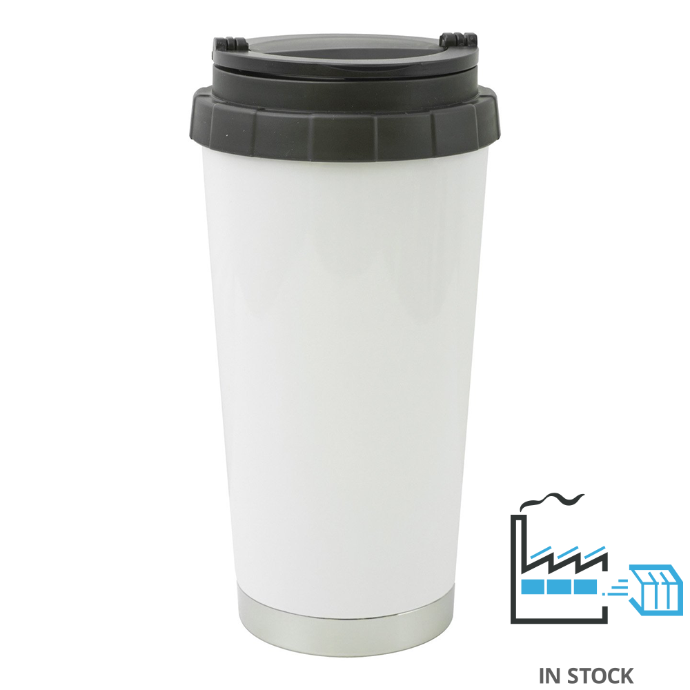 16 oz Stainless Steel Thermal Travel Mug - PhotoMugs