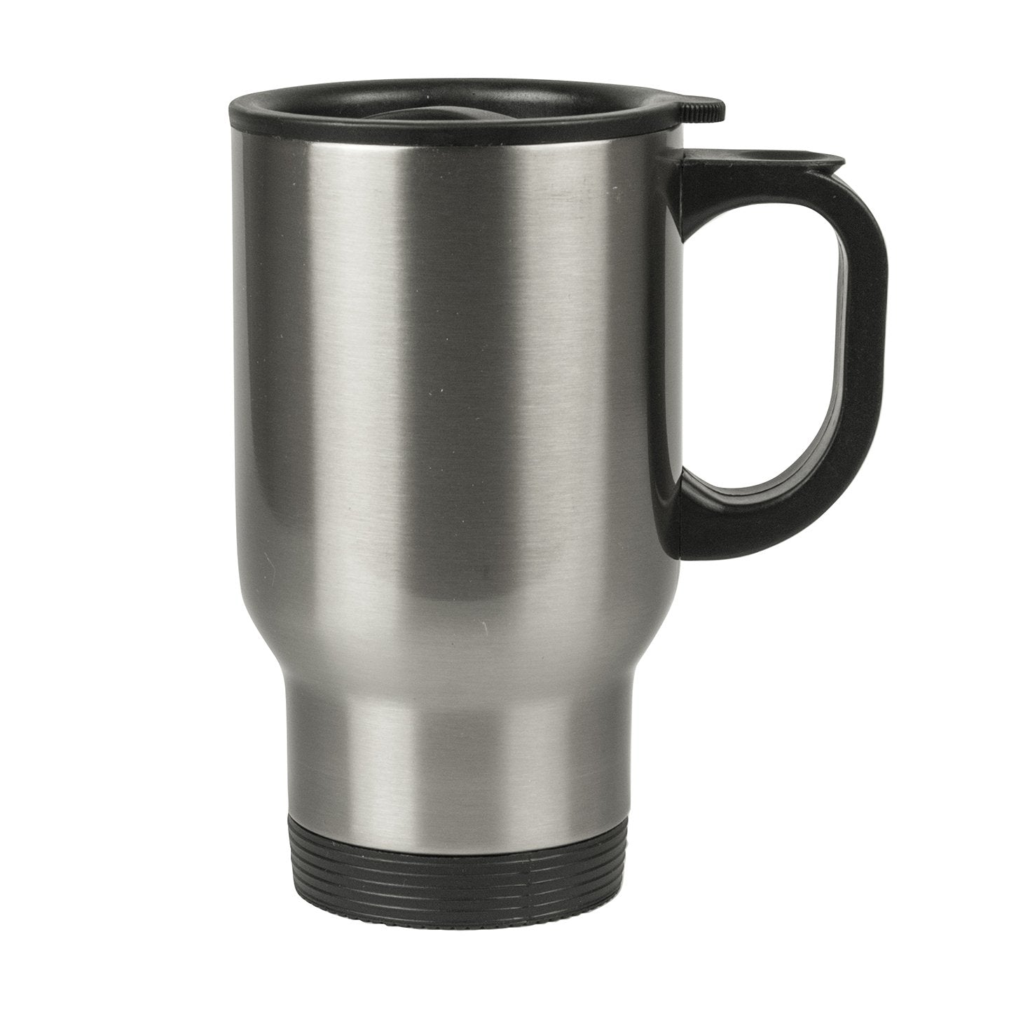 14 oz Stainless Steel Travel Mug with Handle - Photomugs