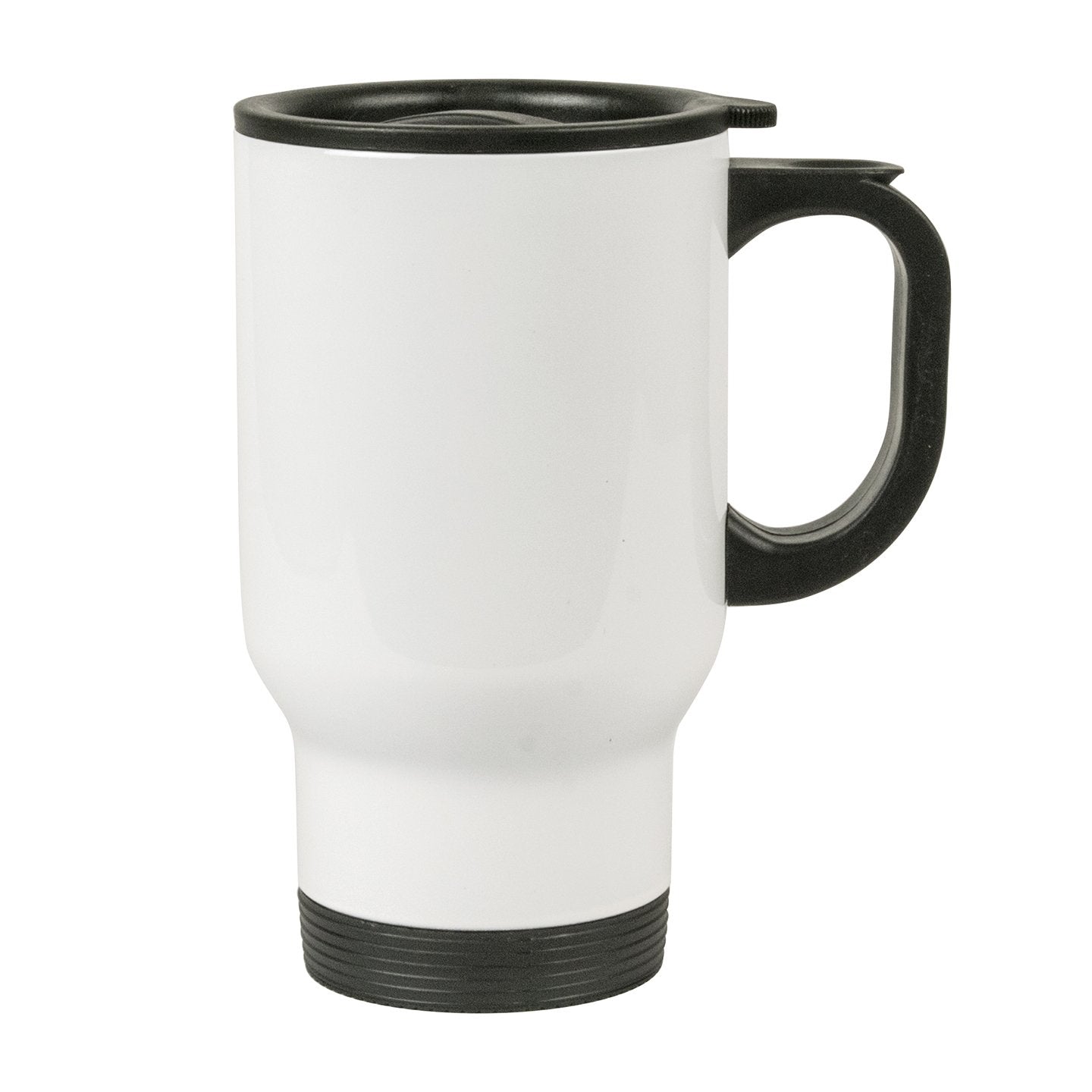 14 oz Stainless Steel Travel Mug with Handle - Photomugs