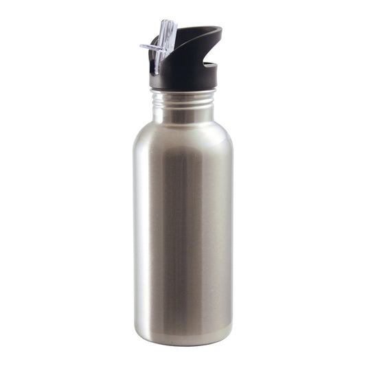 20 oz Screw Top Water Bottle with Straw