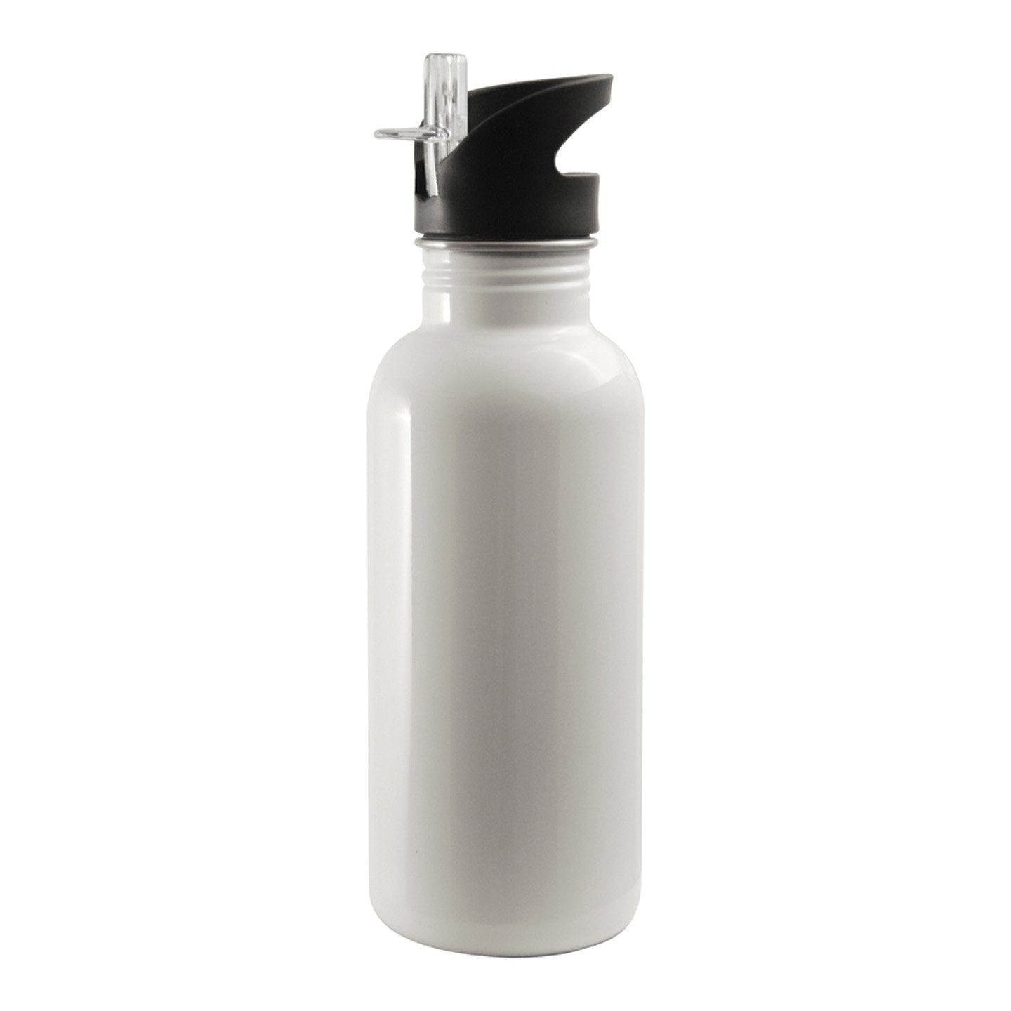 20 oz Screw Top Water Bottle with Straw
