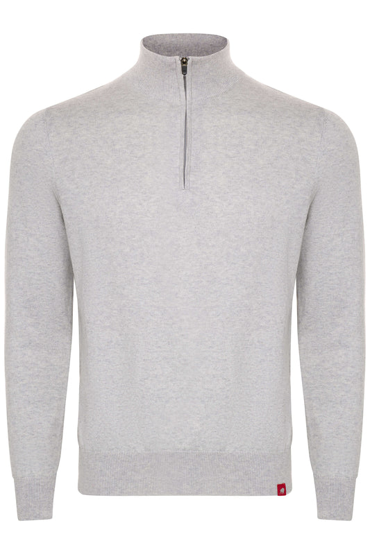 Aspen Men's Ultra Soft Cotton Cashmere Knit 1/4 Zip Pullover