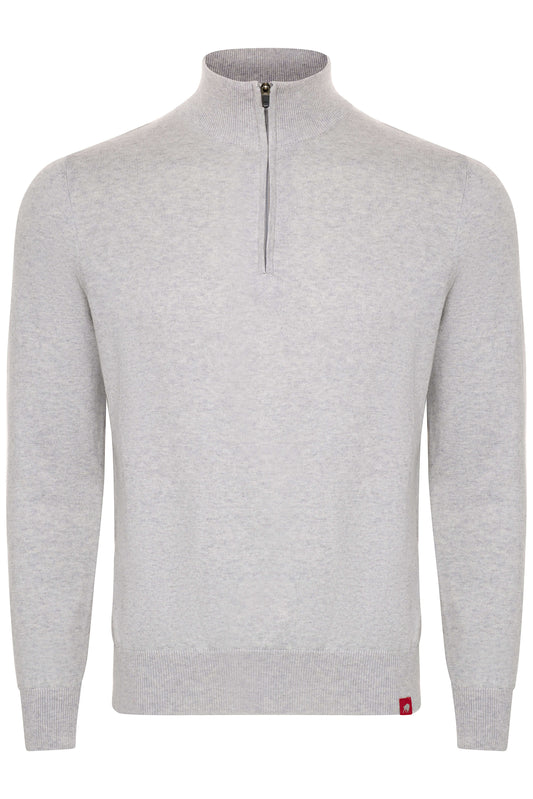 Aspen Men's Ultra Soft Cotton Cashmere Knit 1/4 Zip Pullover