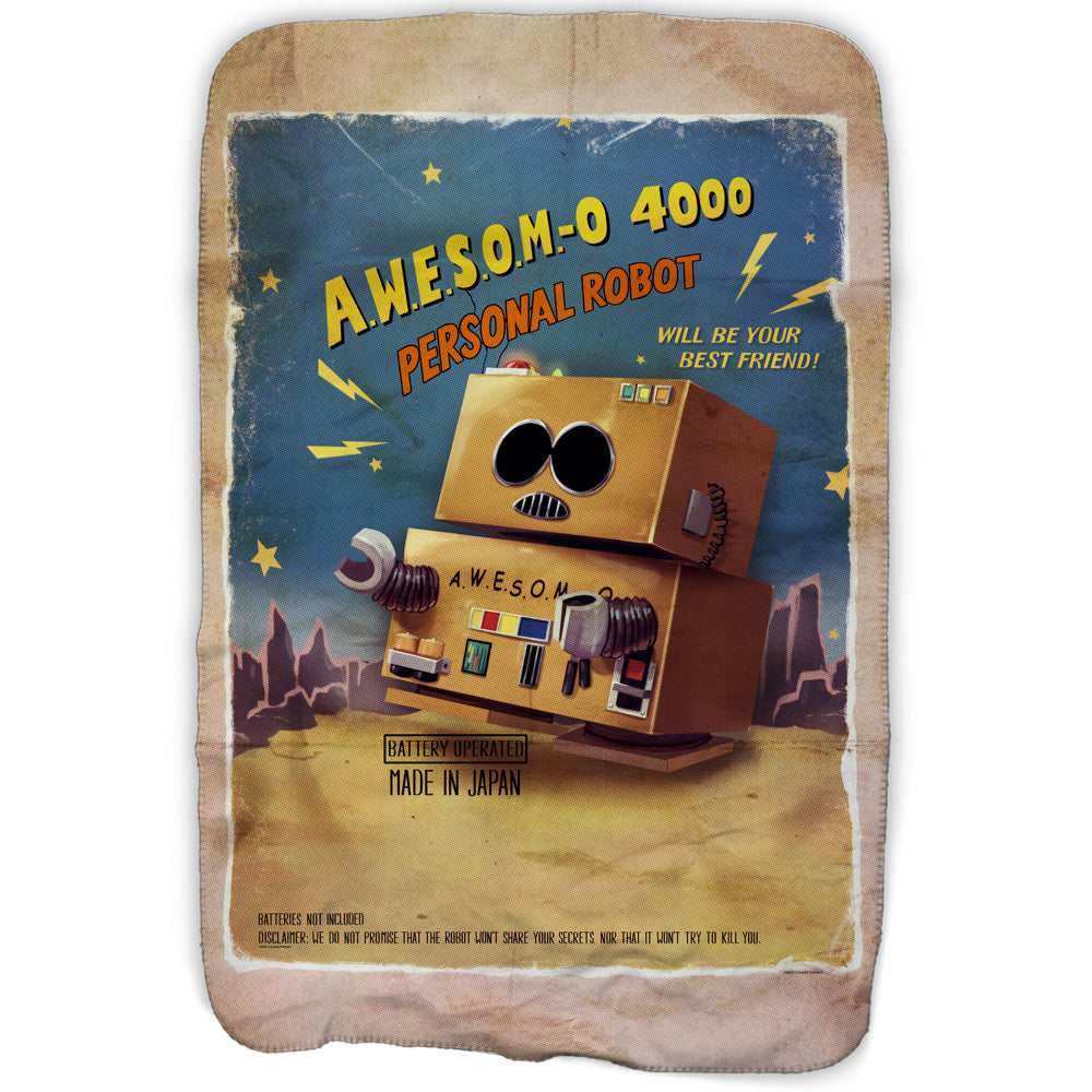 Fleece Blanket - H-BLA-PBLWHITE - Prodigi - UK/DE Vendor