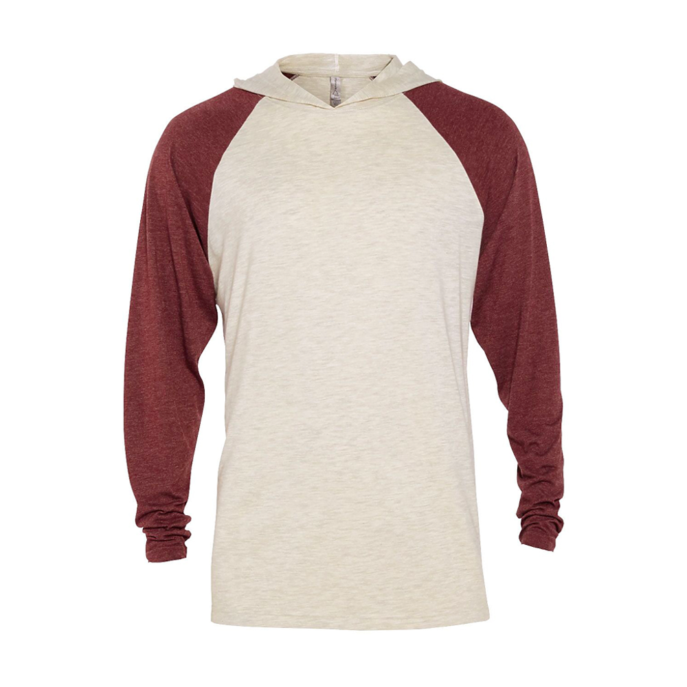 Unisex Tri-blend Raglan Hoodie - Delta Apparel P909T
