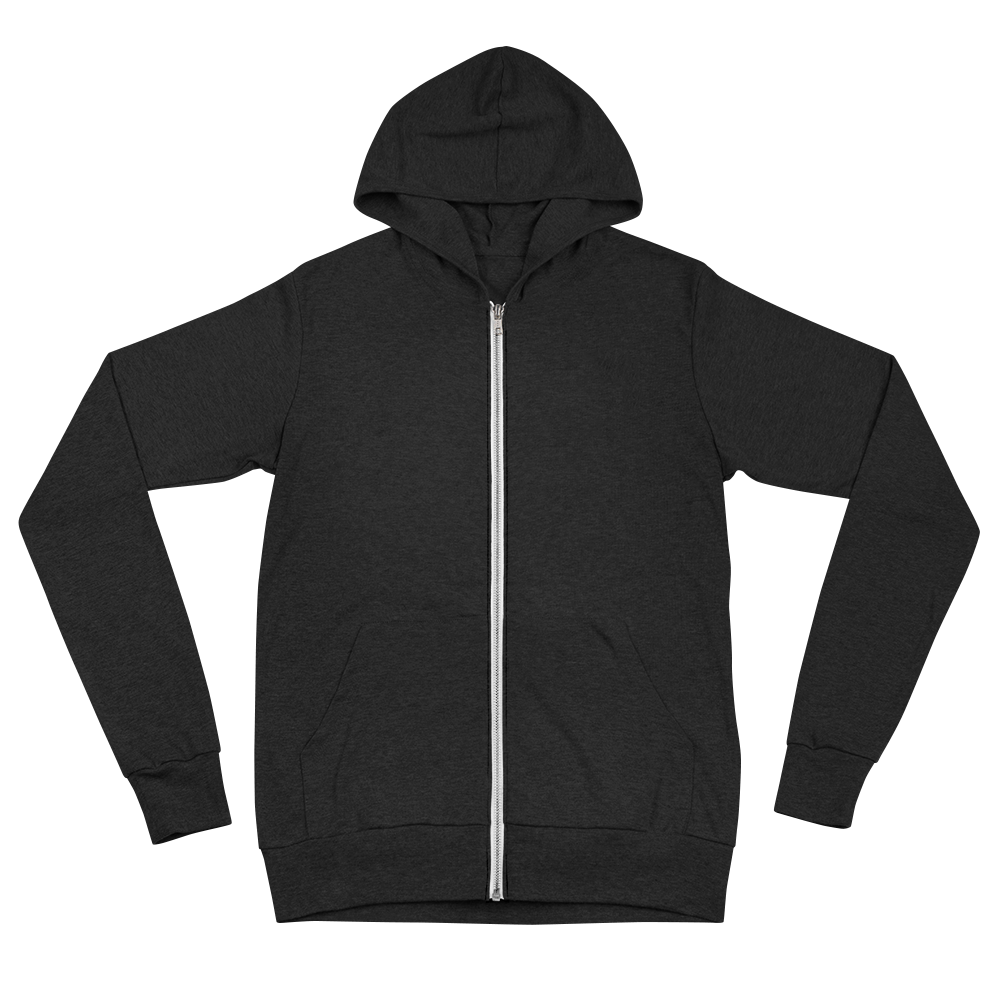 Lightweight Zip-up Hooded Sweatshirt - Bella + Canvas 3939