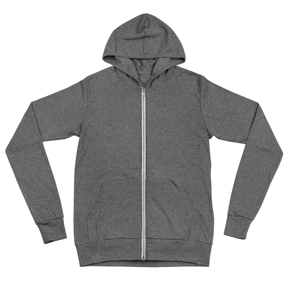 Lightweight Zip-up Hooded Sweatshirt - Bella + Canvas 3939