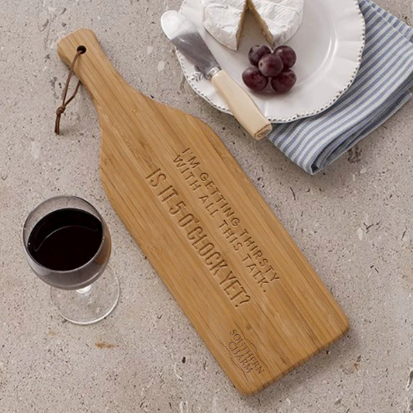 Wine Bottle Cutting Board