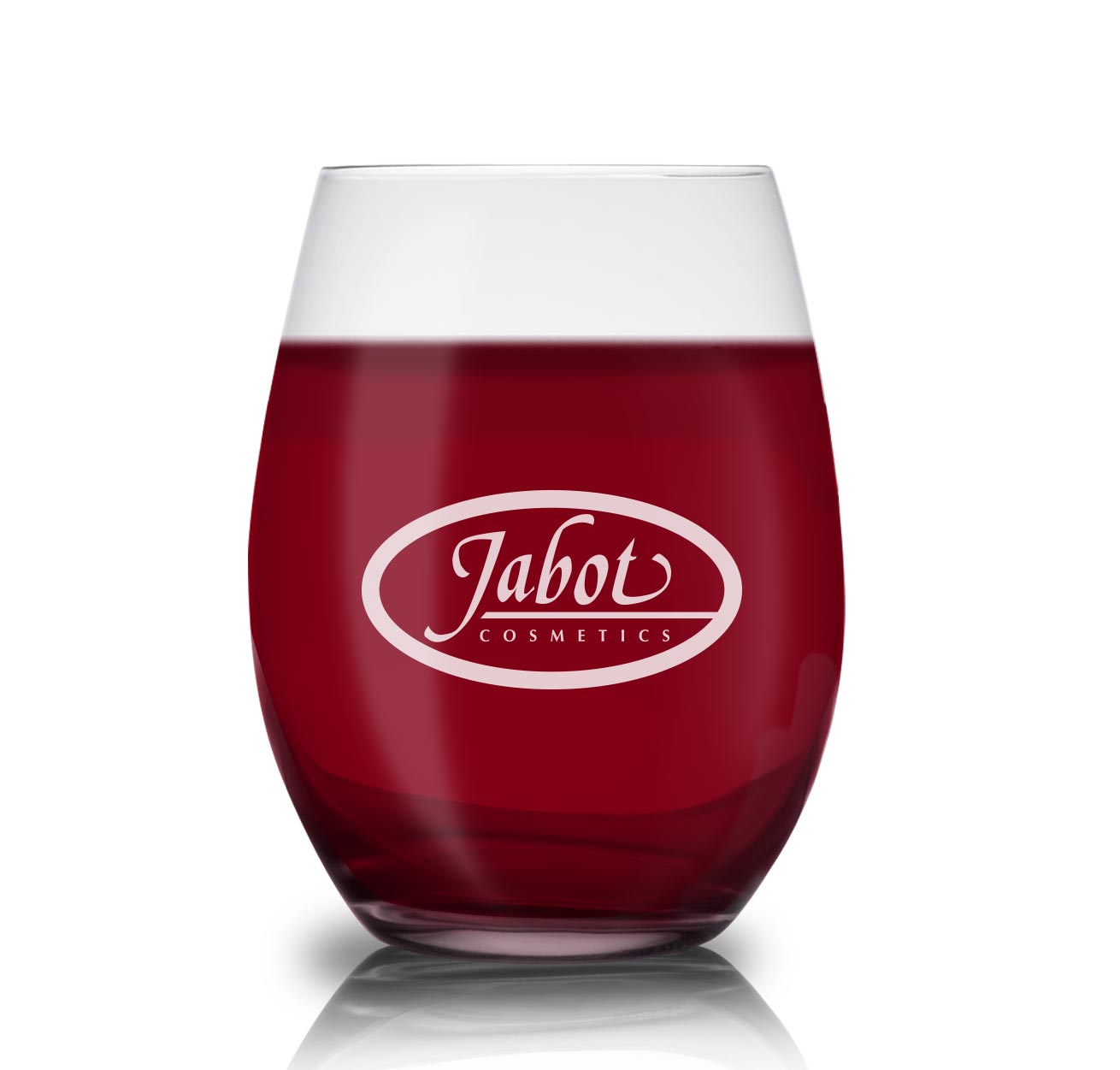Laser Engraved Stemless Wine Glass - Flat